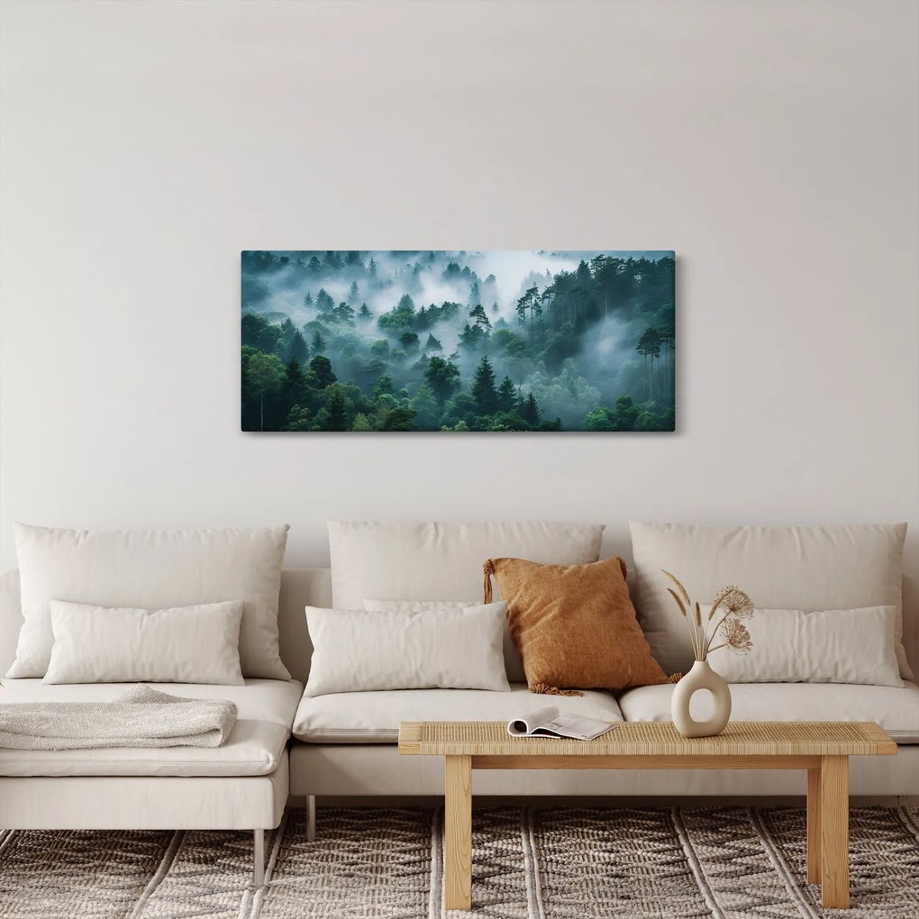 Tablou - Pădure în Ceață (120x50 cm)
