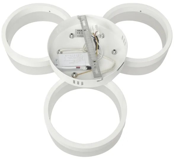 LED Plafonieră RING 3xLED/12W/230V albă