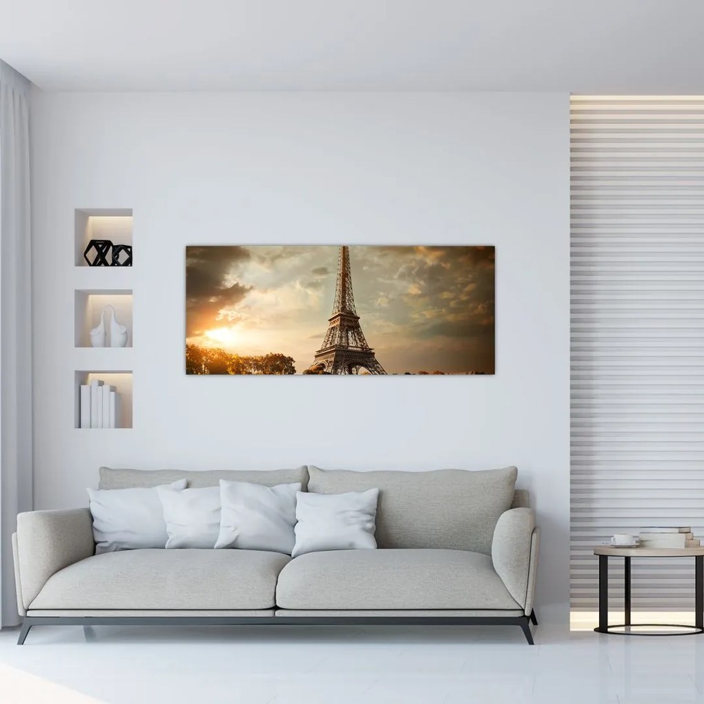 Tablou - Turnul Eiffel. Paris, Franța (120x50 cm)