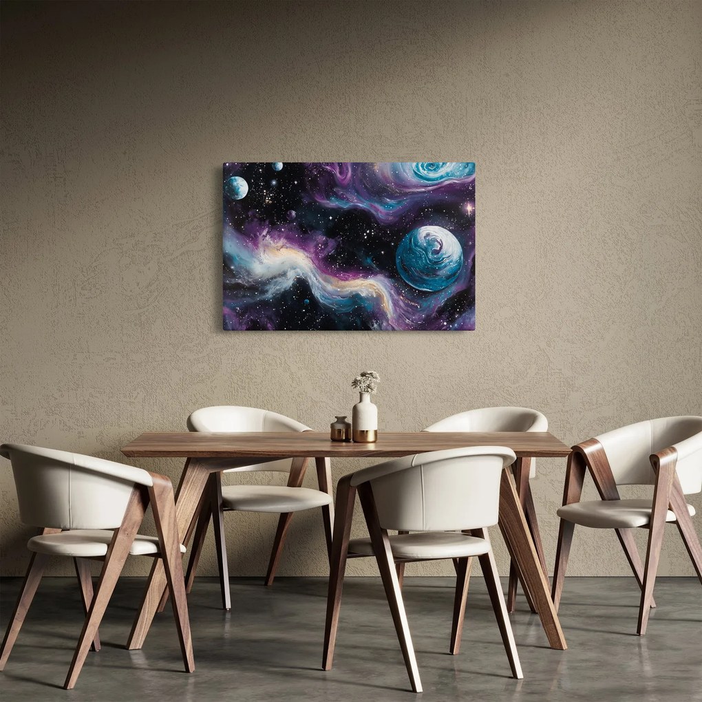 Tablou - Univers pictat (90x60 cm)