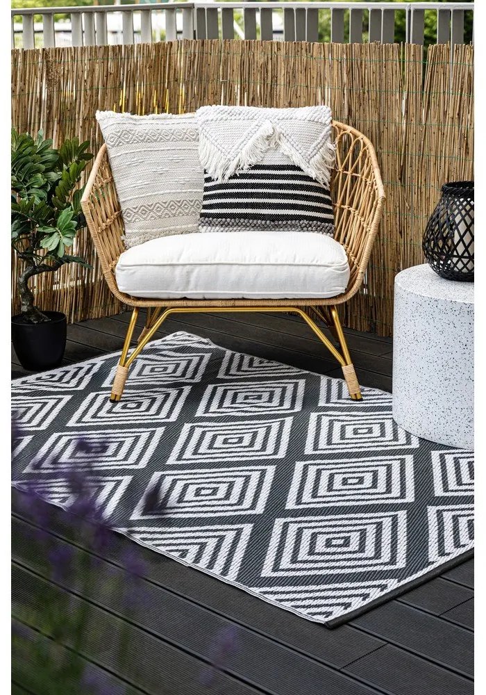 Pernă pentru exterior din plastic reciclat Green Decore Hobart, 45 x 45 cm