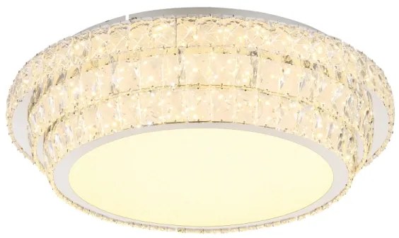 Globo KLARA 68157-58 - Plafonieră LED dimabilă 58W/230V 2700-6000K Ø60 cm alb + telecomandă