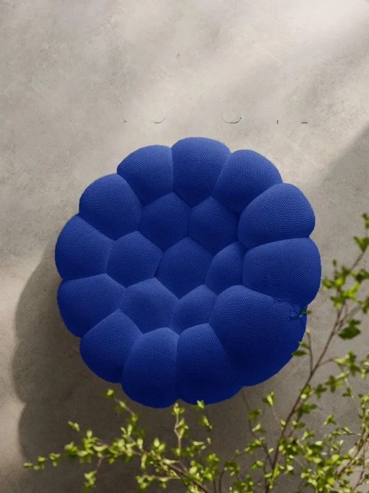 Fotoliu Bubble Ball (Fagure) din spumă cu memorie HD – design modern și confort premium (Culoare: Galben)