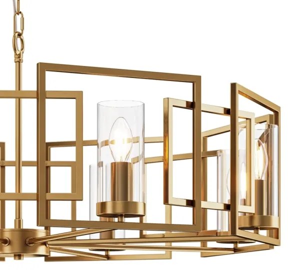 Lustră pe lanț Maytoni H009PL-08G BOWI 8xE14/40W/230V