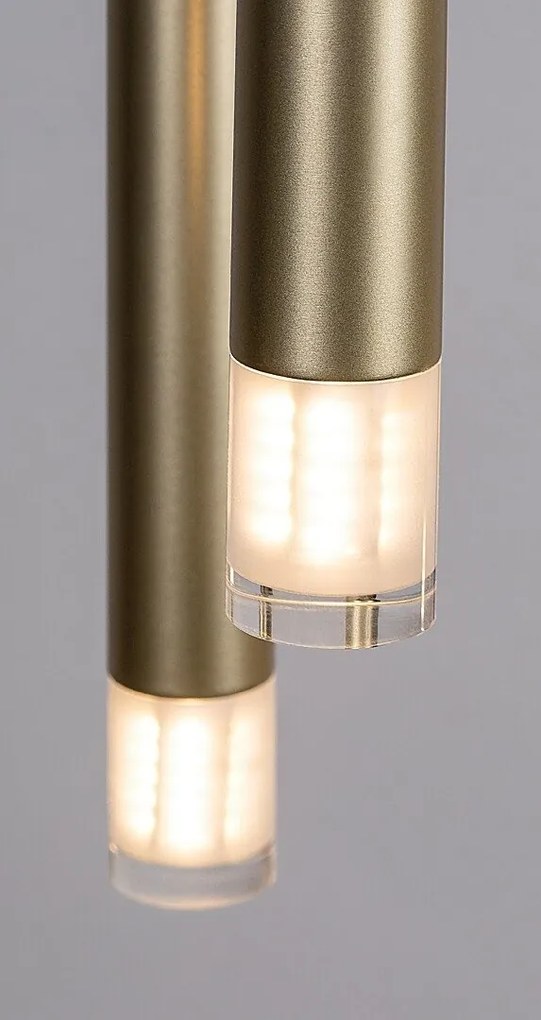 Lustra suspendata stil minimalist Ramira 5L auriu
