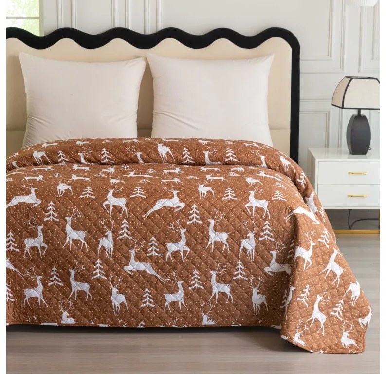 Set cadou pentru dormitor WHITE DEER, maro