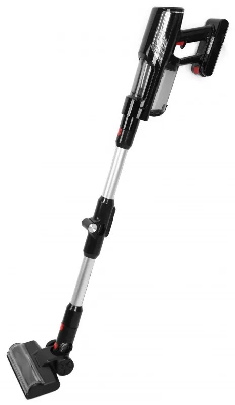 Aspirator fără fir Oliver Voltz OV51001Q, 250W, Li-ion 2500 mAh, 3 viteze, 0.6 l, 25 kPa, Ecran tactil, Negru