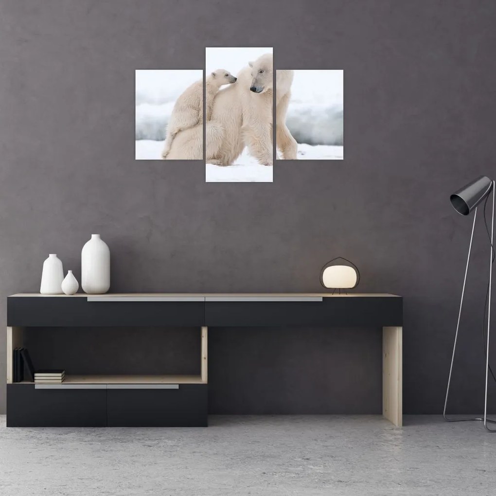 Tablou - Urs polar (90x60 cm)