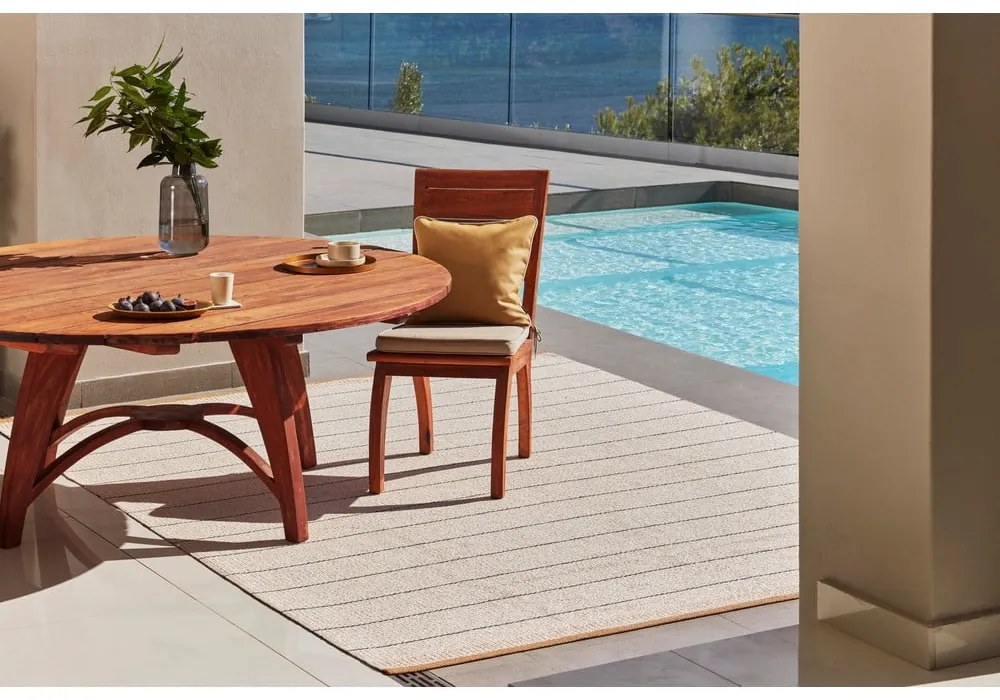 Covor pentru exterior și interior galben ocru/crem 60x125 cm Belle Ochre – Pappelina