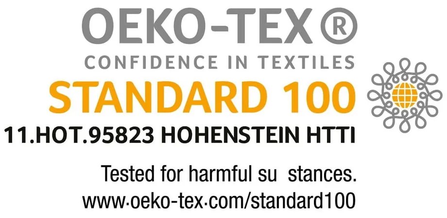 Lenjerie de pat albă-taupe din bumbac pentru pat dublu, extinsă 240x220 cm Goyave – douceur d'intérieur