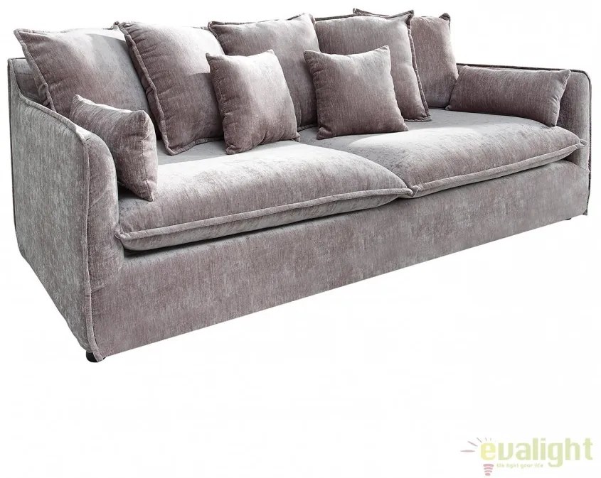 Canapea confortabila Heaven, catifea taupe A-38570 VC