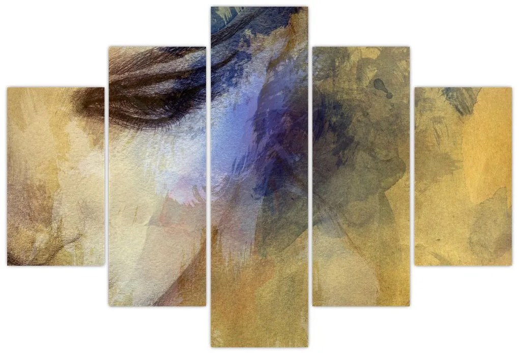 Tablou - Portretul femeii, desen (150x105 cm)