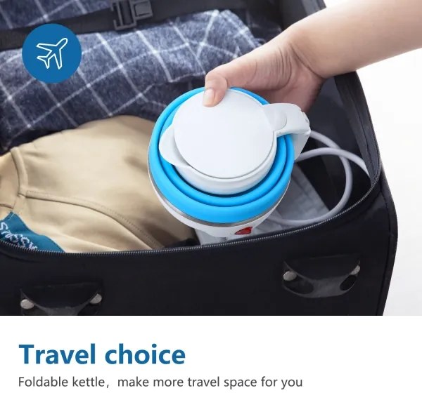 Fierbător de apă portabil Aigostar 600ml 1000W/230V