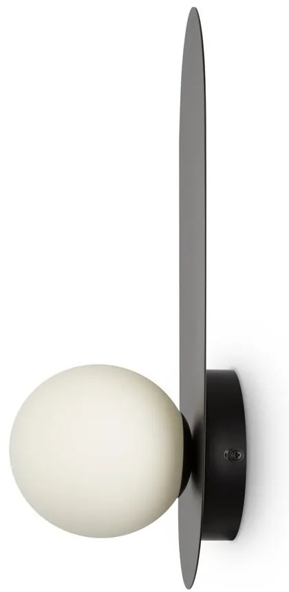 Aplica de perete design modern minimalist Bao negru