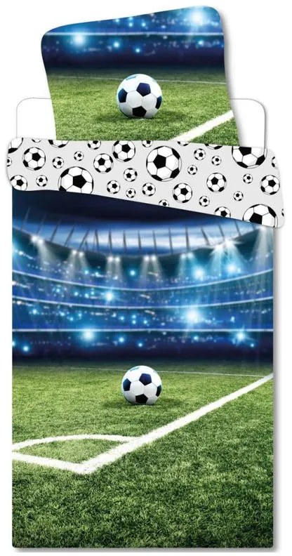 Fotbal Stadium husa de pat 140×200cm, 70x90cm