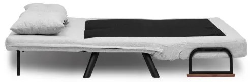 Canapea extensibilă QIRA, 2 locuri, gri