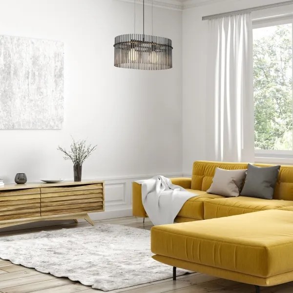 Lustră pe cablu Rabalux 72262 INESA 2xE27/40W/230V