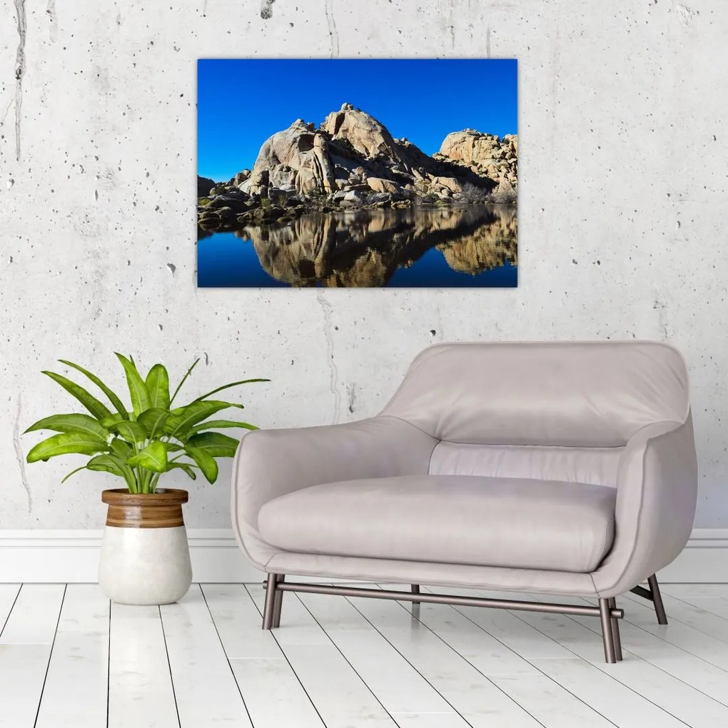 Tablou oglinzirea pietrelor (70x50 cm)