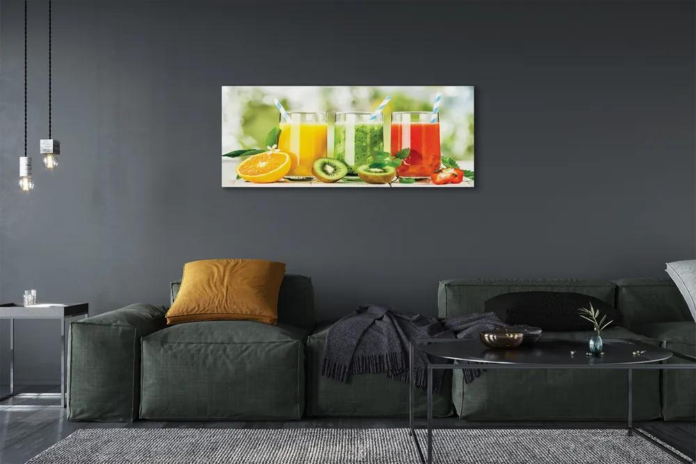Tablouri canvas Cocktail-uri Strawberry Kiwi