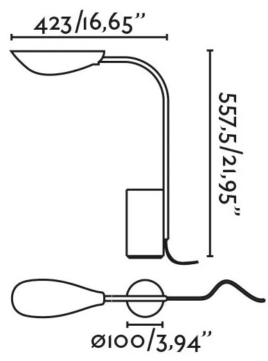 Veioza, Lampa de masa LIGGERA