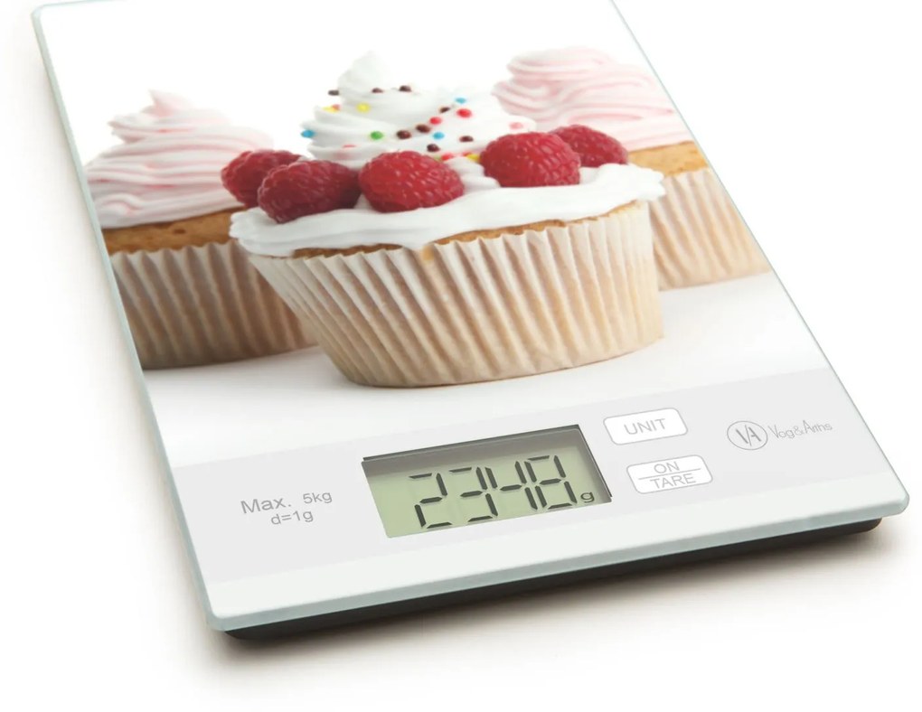 Vog und Arths - Cantar de bucatarie, 5 kg, model , zmuffin cu mure,