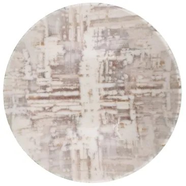 Serviciu de masă 24 de piese din porțelan, maro/alb