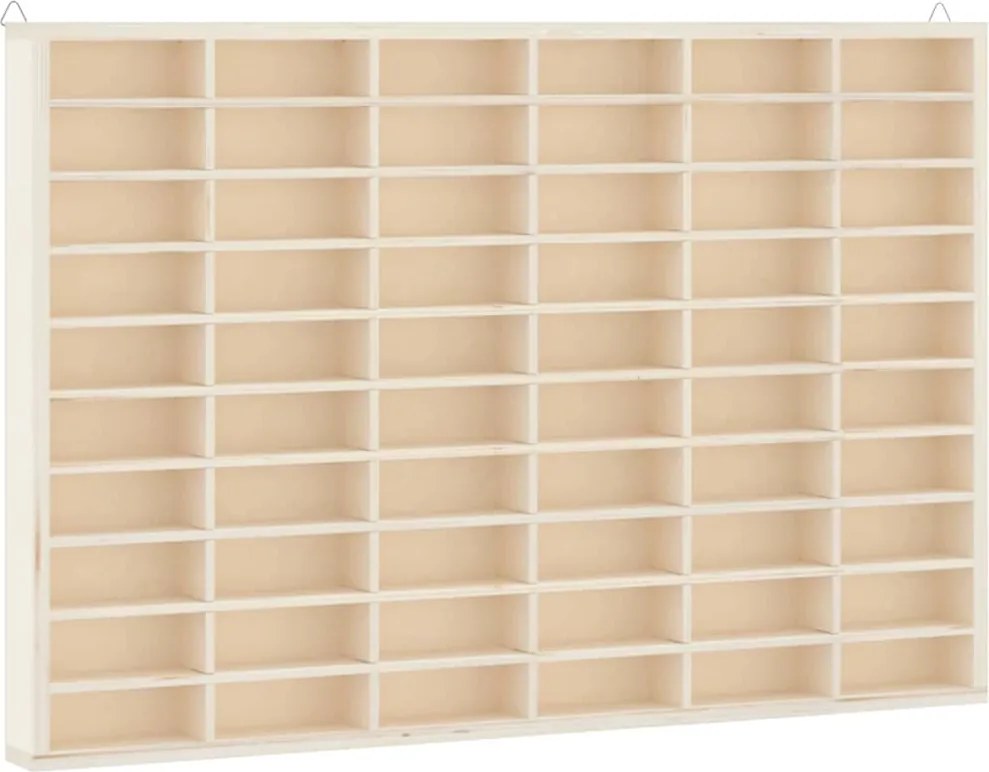 vidaXL Vitrină de colecționar din lemn cu 60 de compartimente 60x4,5x40,5 cm