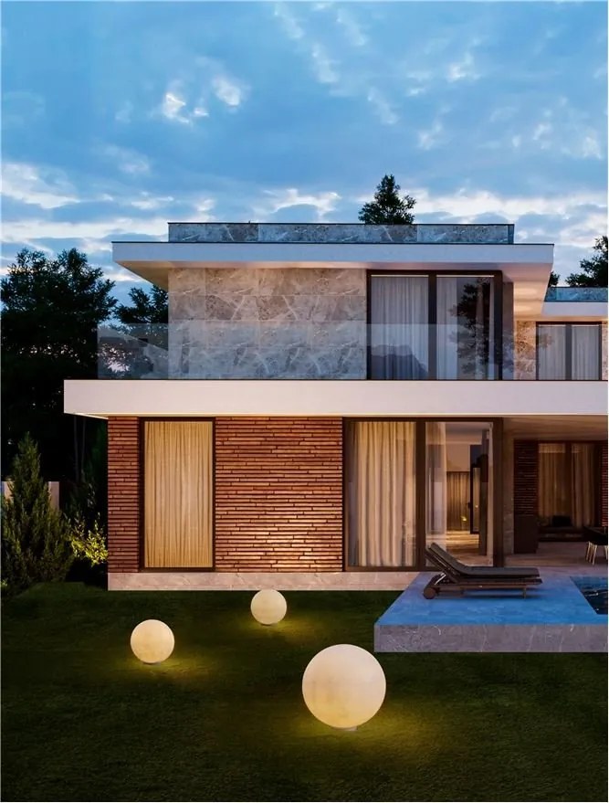 Corp cu tarus iluminat exterior decorativ IP65 MOON D-40cm