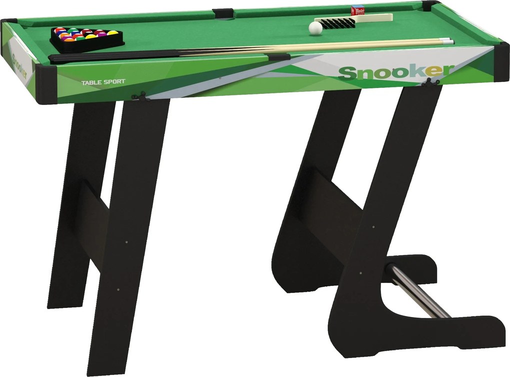 SPORTNOW Masă de Biliard Pliabilă cu Accesorii pentru Adulți și Tineri 104x55.5x68cm | Aosom Romania