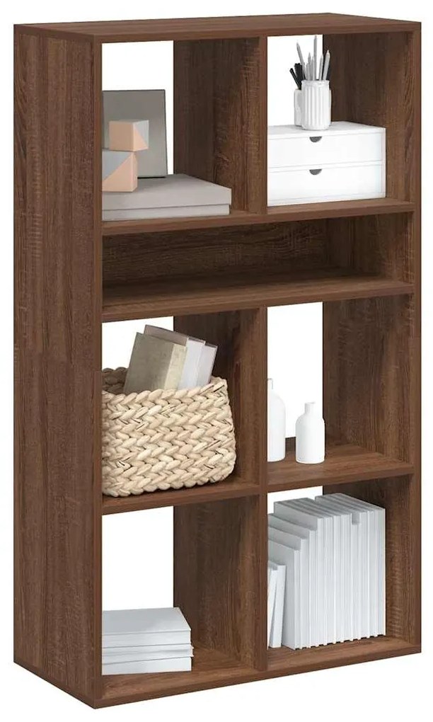 vidaXL Bibliotecă, stejar maro, 66x31x112 cm, lemn prelucrat