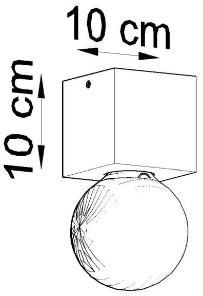 Plafonieră ABEL 1xE27/60W/230V lemn