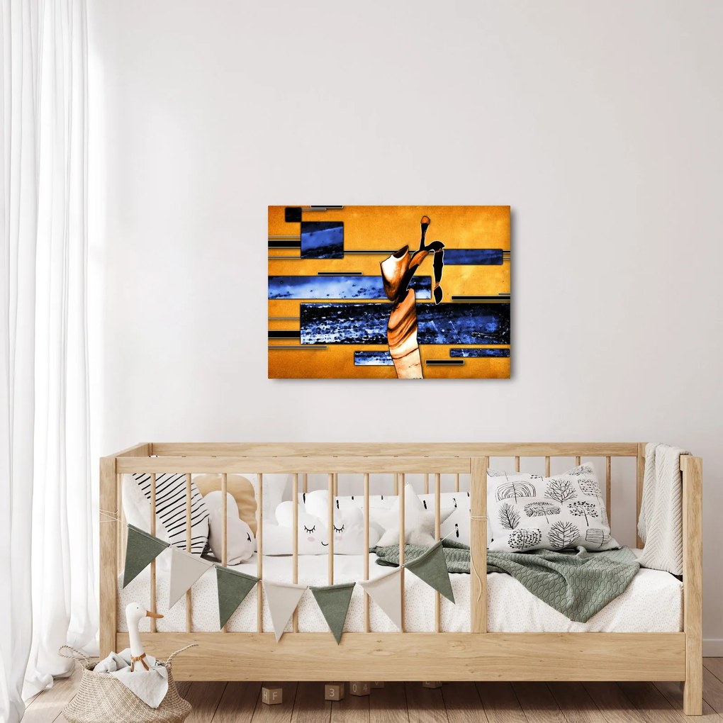 Tablou picturii abstracte (70x50 cm)