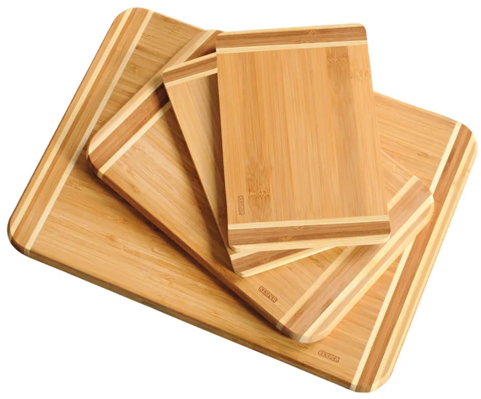 Kesper 58129 Set placă de tăiat 4 buc, dimensiunidiferite