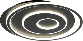 Brilagi - plafonieră LED dimmabilă IRIS LED/83W/230V 46x50 cm neagră + telecomandă