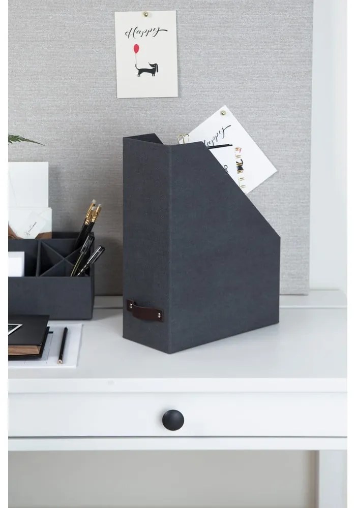 Organizator pentru documente din carton Estelle Canvas Paper Laminate – Bigso