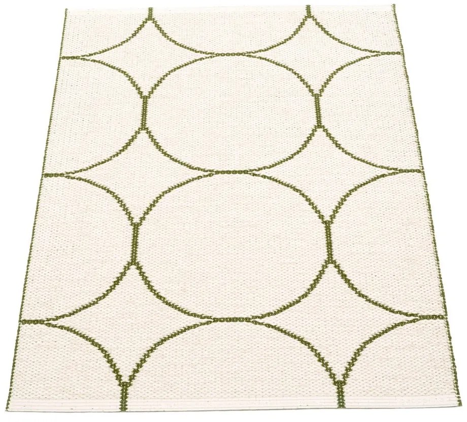 Covor pentru exterior și interior verde închis 70x100 cm Boo Dark Olive – Pappelina