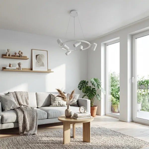 BRILAGI - Lustră pe cablu SELE 6xGU10/30W/230V albă