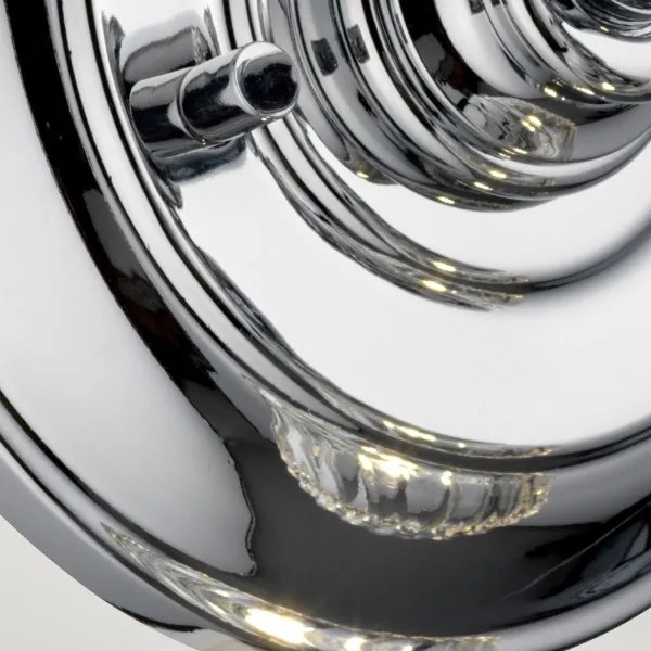 Quintiesse QN-KEYNES1-BATH-LED Lampă de perete pentru baie KEYNES, soclu 1xG9, 3W, 230V, IP44, crom lucios