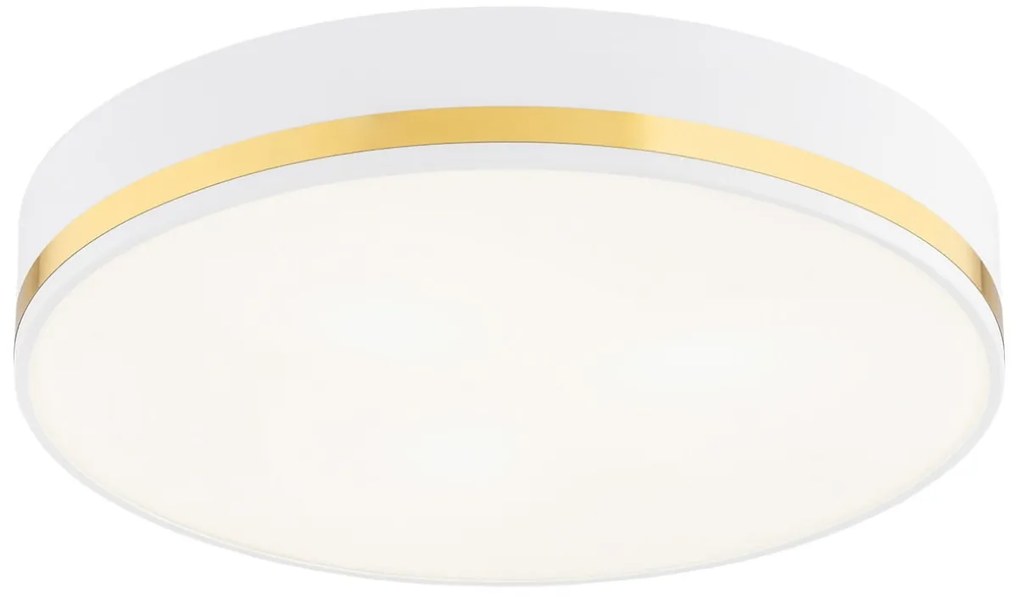 Plafoniera design modern AMORE alb, diametru 25cm