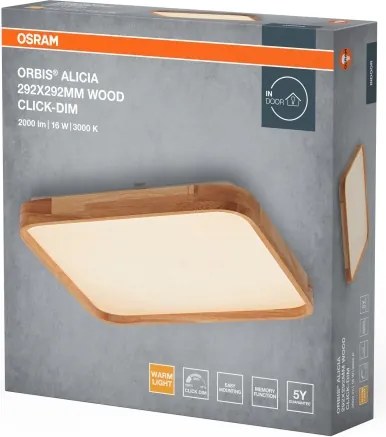 Osram - Plafonieră LED dimabilă ORBIS ALICIA LED/16W/230V 29,2x29,2 cm