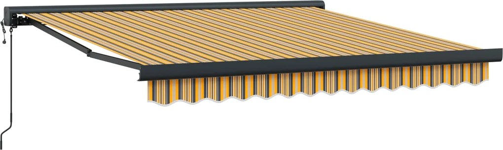 vidaXL Copertină Multicolour 300 x 250 x 165 cm Poliester și Aluminiu