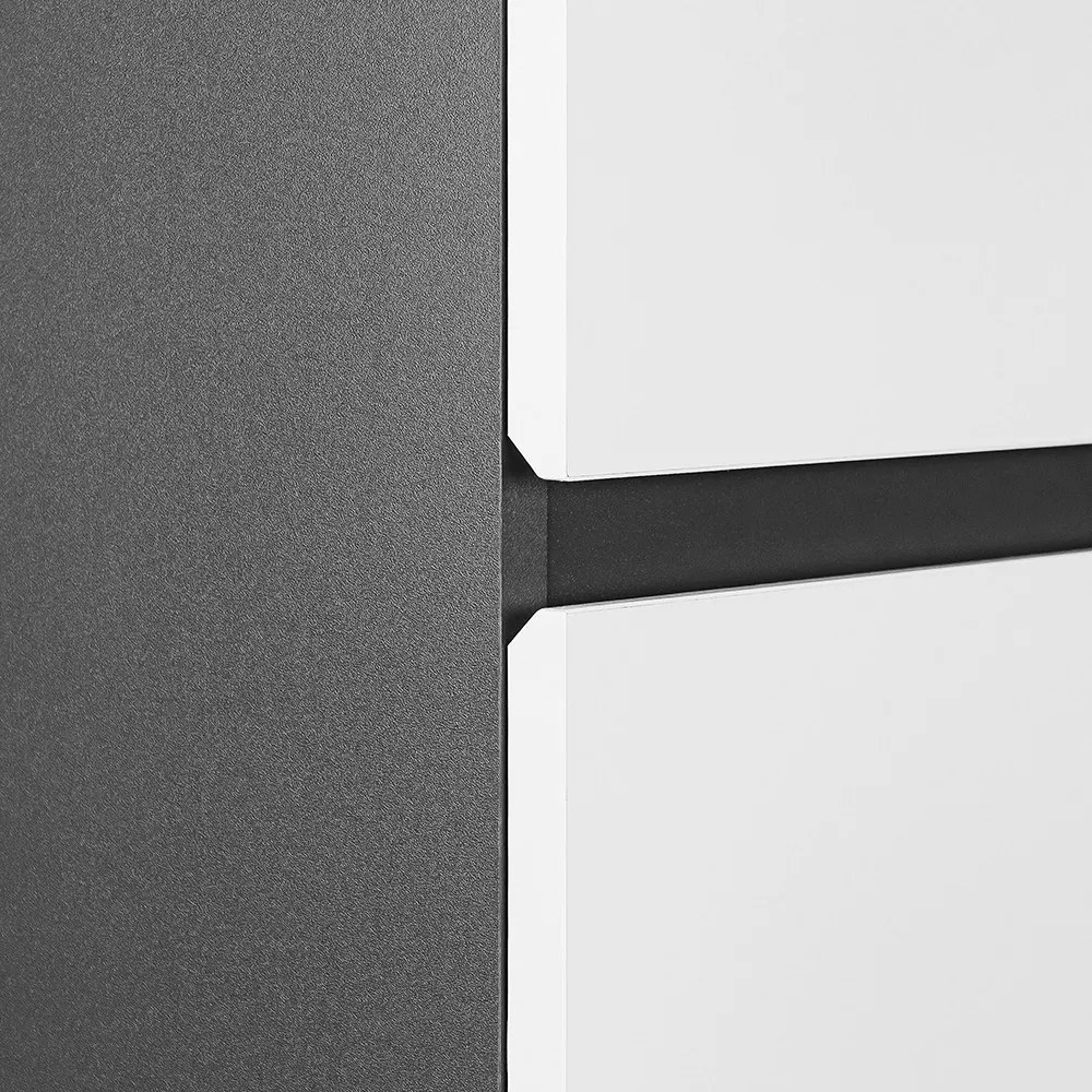 Dulap de perete Vario Forte 35 antracit-alb