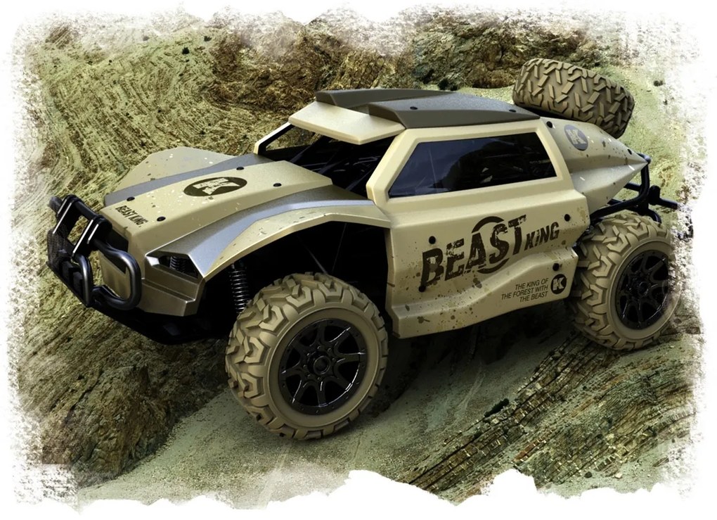 Buddy Toys BRC 18.522 Mașină telecomandată RCRally Racer, verde