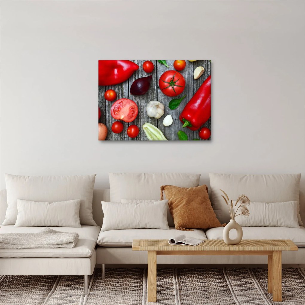 Tablou cu legume (70x50 cm)