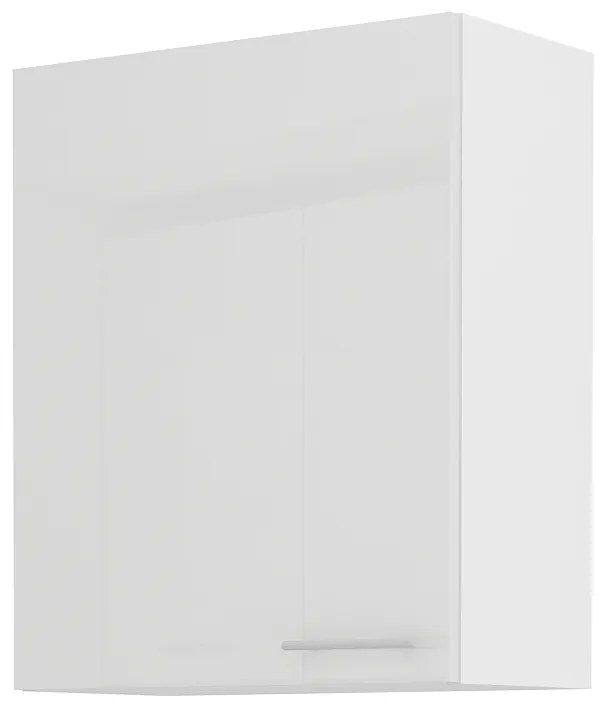Dulap superior de bucătărie Lavera 60 G 72 1F (alb + alb lucios). 1032342