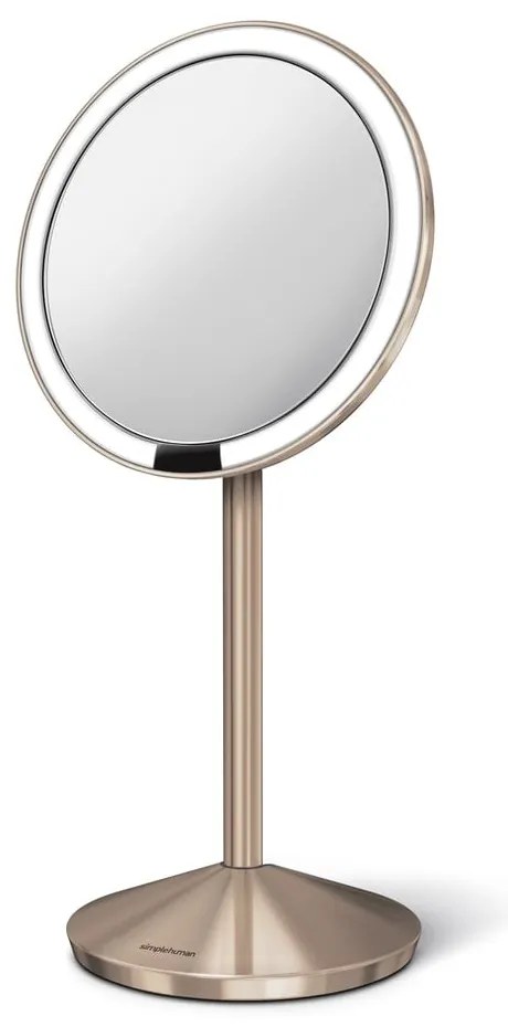Oglindă cosmetică (10x) cu led/de mărire ø 12 cm Travel – simplehuman