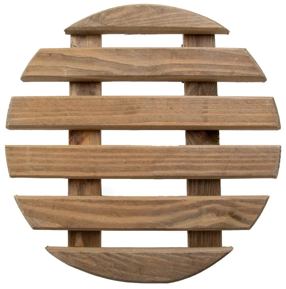 Bază mobilă pentru ghiveci din lemn ø 29 cm (înălțime 8 cm) Indoor – Esschert Design