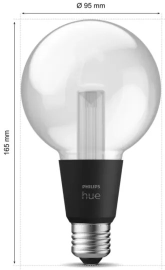 Bec LED RGBW dimabil Philips Hue White And Color Ambiance E27/6,8W/230V