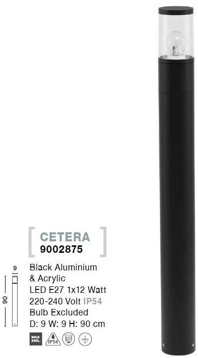 Stalp mediu pentru iluminat exterior IP54 CETERA