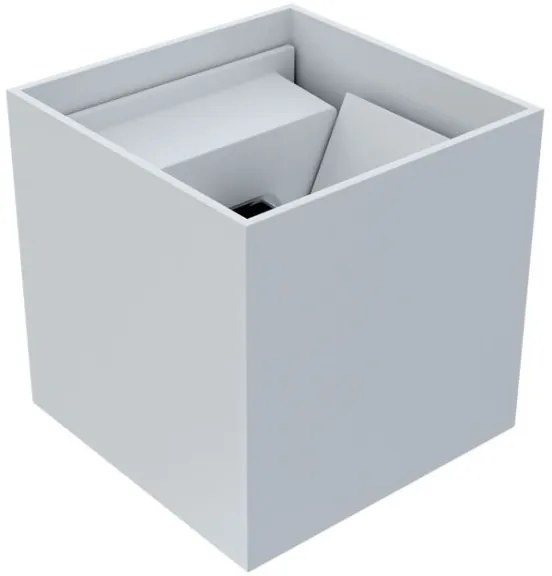 APLED - LED Aplică perete exterior CUBE 2xLED/3W/230V IP65